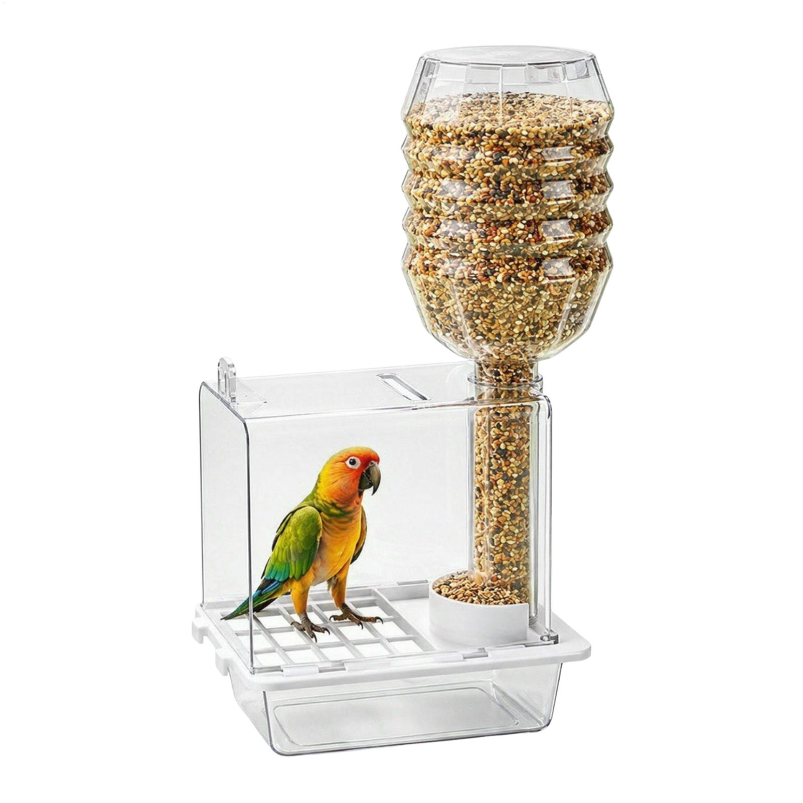 Pet Feeders - 鳥かご用自動給餌器。オウム、コッカティエル、コンユール、マカウなどのペットに。飼い主や動物愛好家向け。