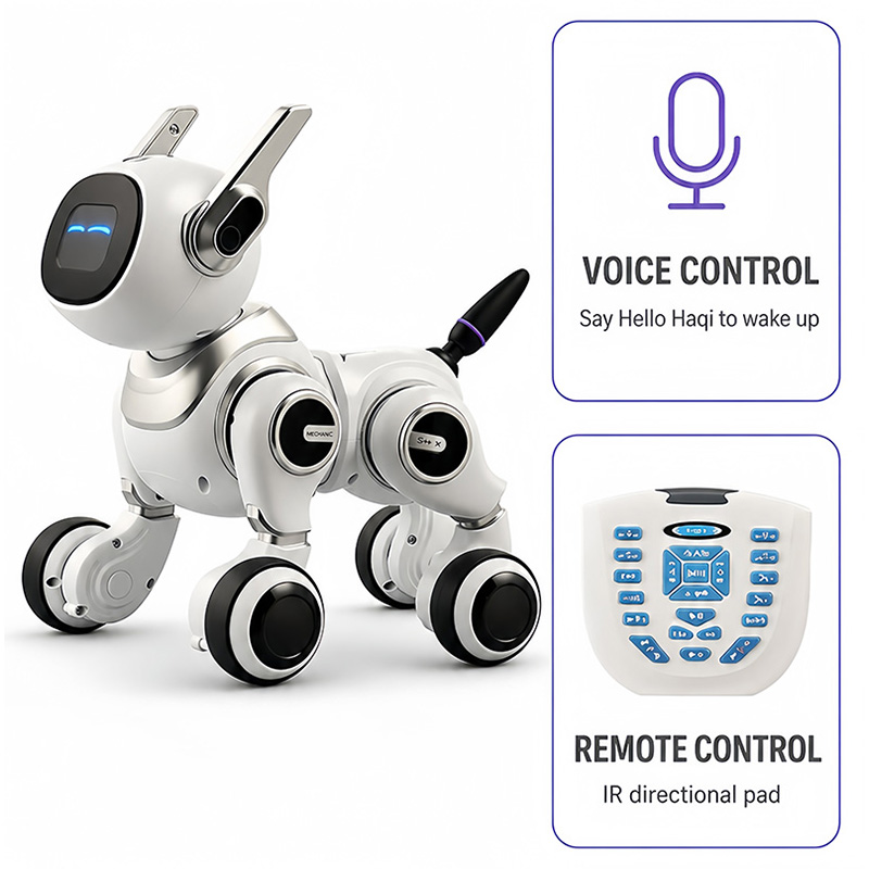 子供向けのインタラクティブロボット犬G110。教育的なAIペ - Dog Toys のレビューと価格