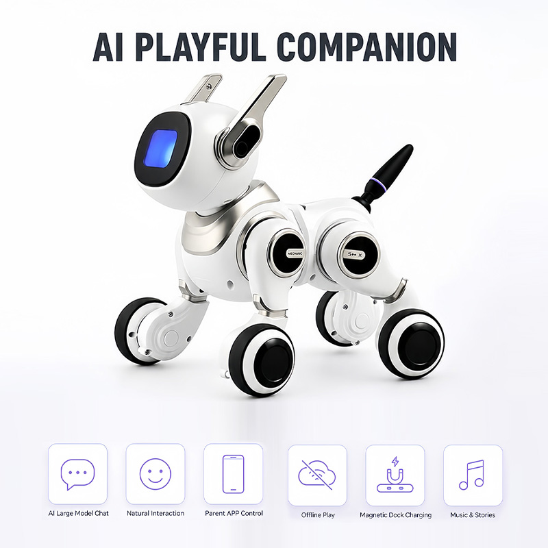 子供向けのインタラクティブロボット犬G110。教育的なAIペ - Dog Toys のレビューと価格