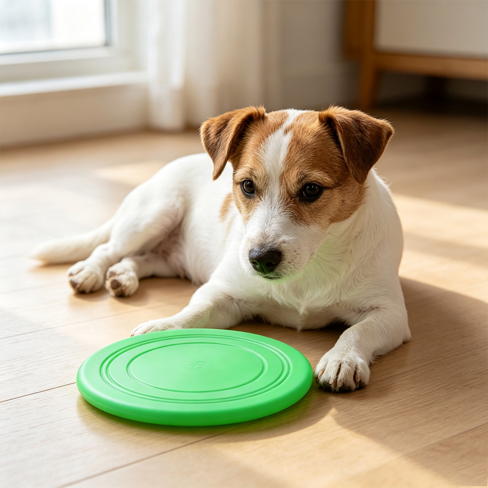耐久性のある噛みやすいペットトレーニング用フリスビーおもちゃ - Dog Toys のレビューと価格