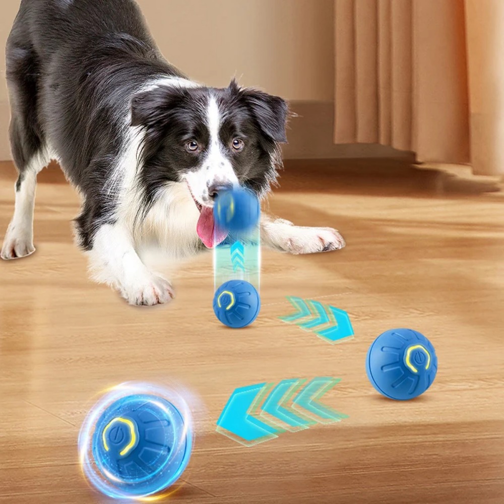 自動移動犬のおもちゃのボール,インテリジェントなUSBジャン - Automatic Moving Dog Ball のレビューと価格