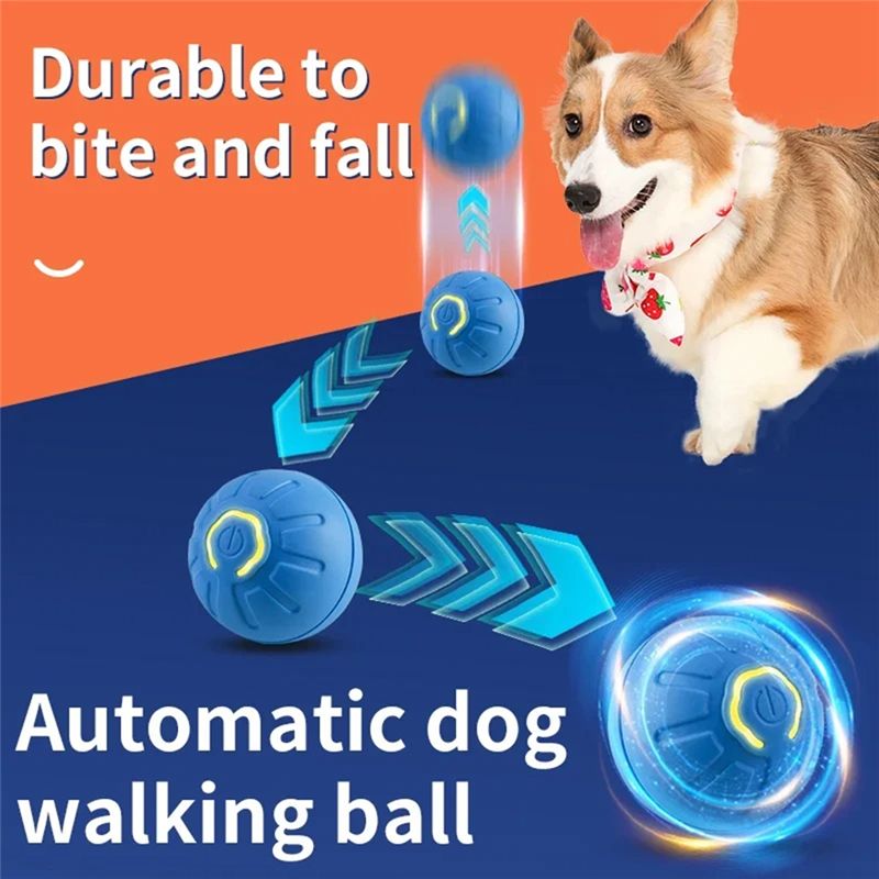 AT84-2PCS スマートドッグボール電子インタラクティブ - Automatic Moving Dog Ball のレビューと価格