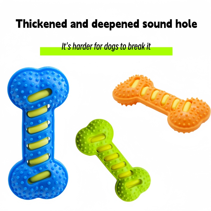 ゴム製犬用臼歯スティック 無毒歯磨き噛むおもちゃ 耐久性のあ - Teeth Cleaning Dog Chew Bone のレビューと価格