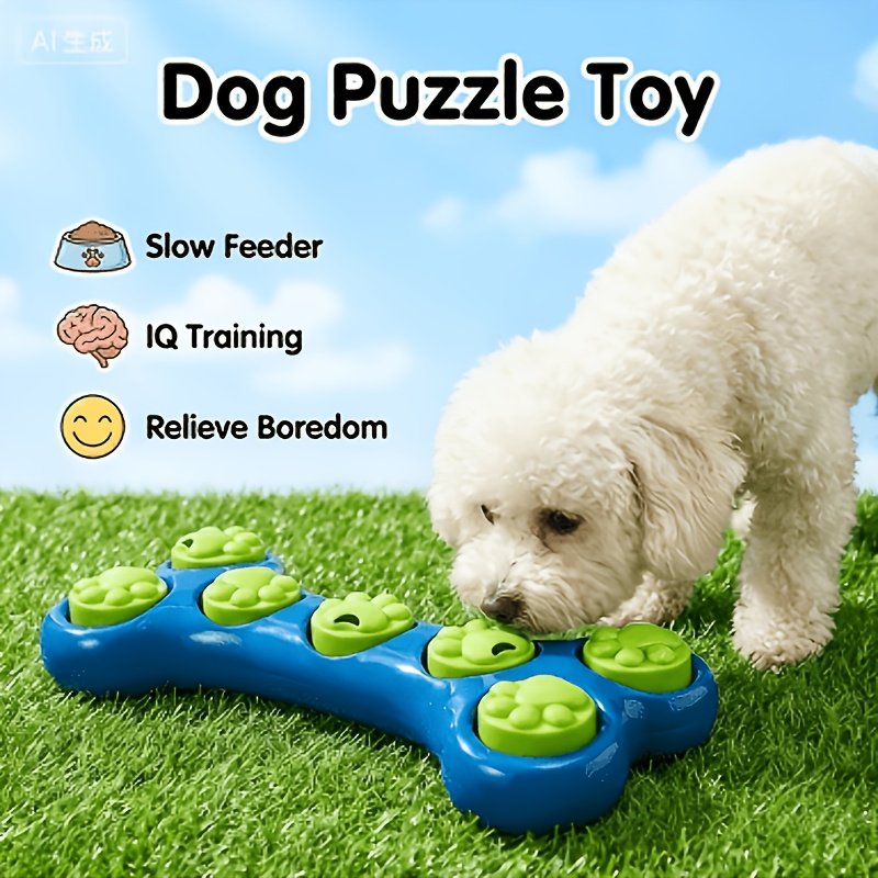 犬の分離不安を和らげるおもちゃ、おやつが入るパズルフィーダー - Dog Puzzle Feeder Toy のレビューと価格