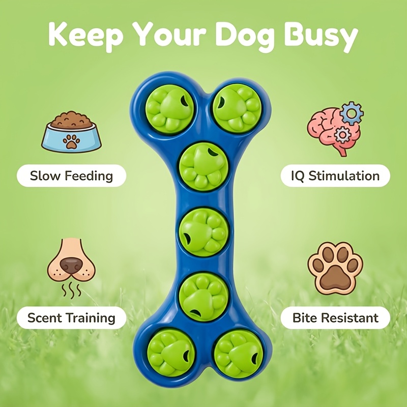 犬の分離不安を和らげるおもちゃ、おやつが入るパズルフィーダー - Dog Puzzle Feeder Toy のレビューと価格