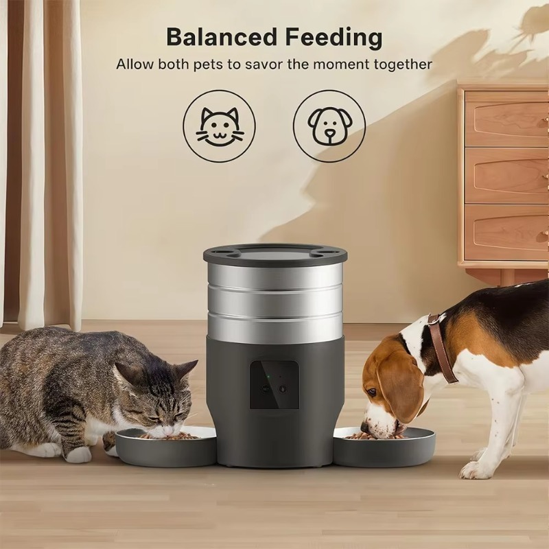 4.5L自動スマートペットフィーダー、時間指定・定量給餌、W - Pet Feeders のレビューと価格