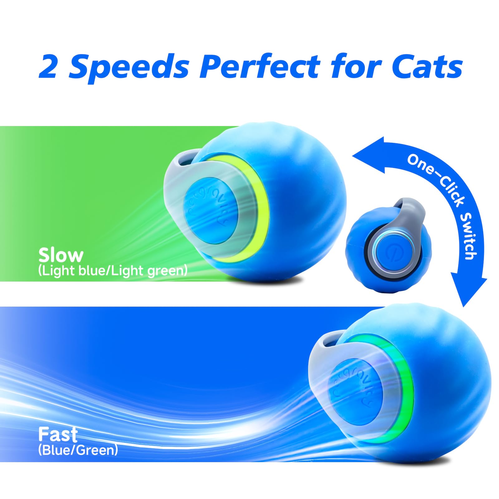 猫インタラクティブボールおもちゃ自動ローリングボールフェイク - Automatic Moving Dog Ball のレビューと価格