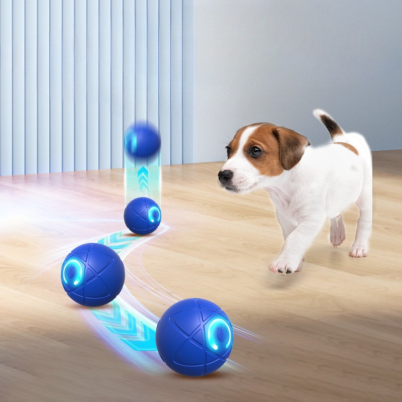 スマート犬のおもちゃボール USB 自動移動バウンスボール犬 - Automatic Moving Dog Ball のレビューと価格