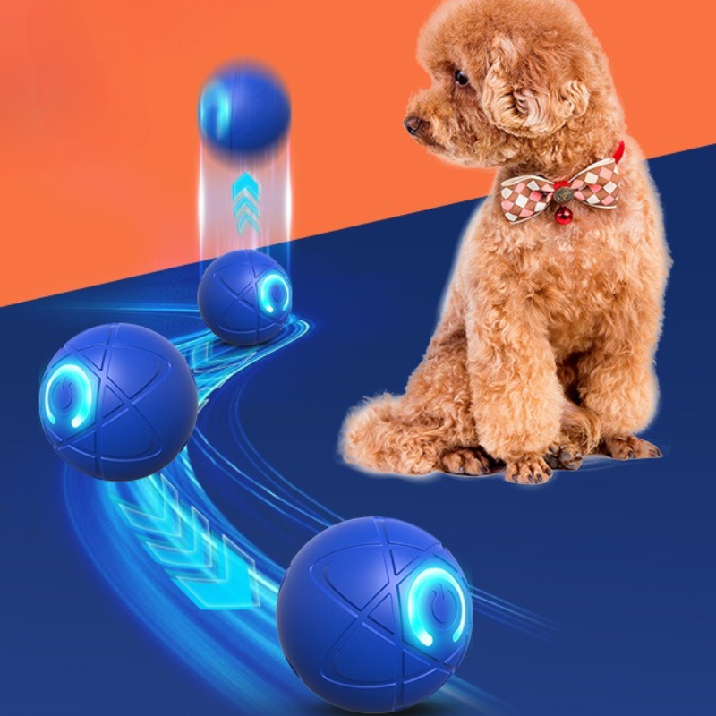 スマート犬のおもちゃボール USB 自動移動バウンスボール犬 - Automatic Moving Dog Ball のレビューと価格