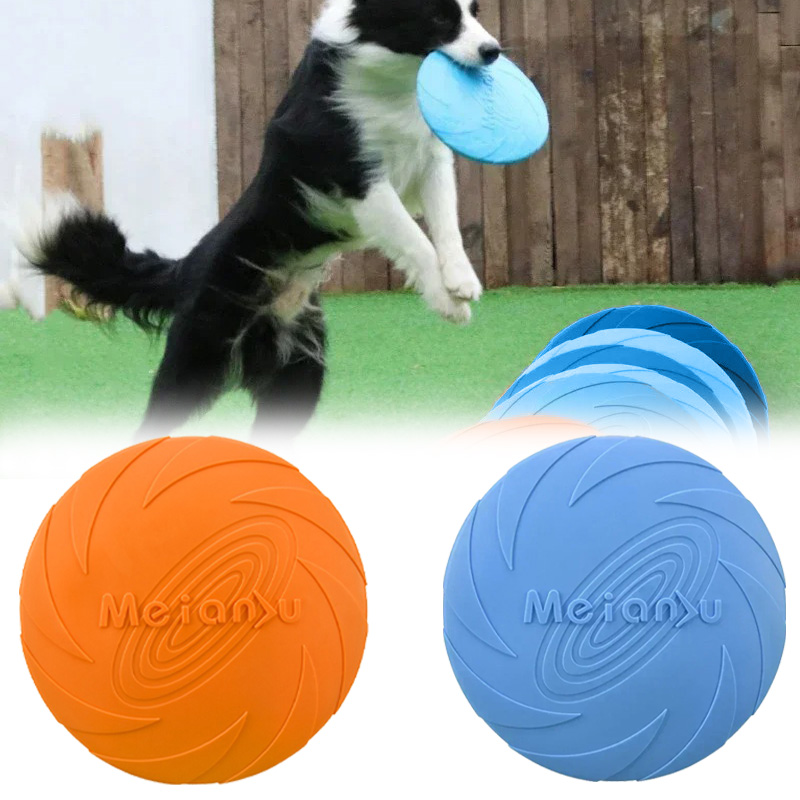 マルチカラーフリスビー犬のおもちゃ 22 センチメートルシリ - Flying Disc Dog Training Toy のレビューと価格