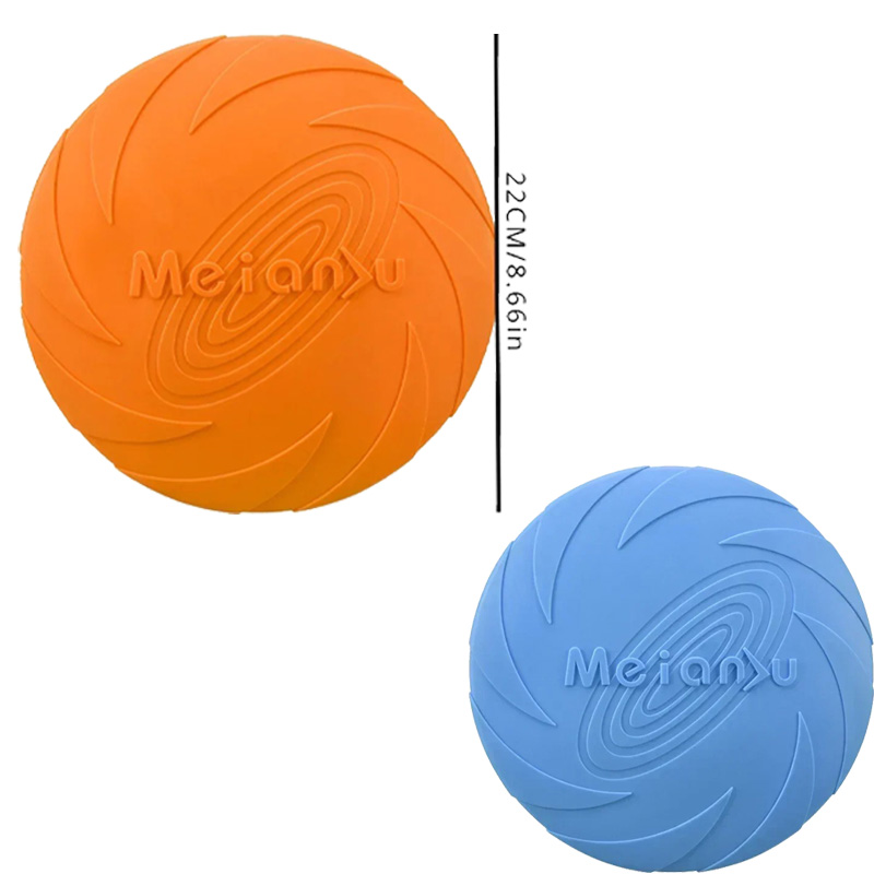 マルチカラーフリスビー犬のおもちゃ 22 センチメートルシリ - Flying Disc Dog Training Toy のレビューと価格