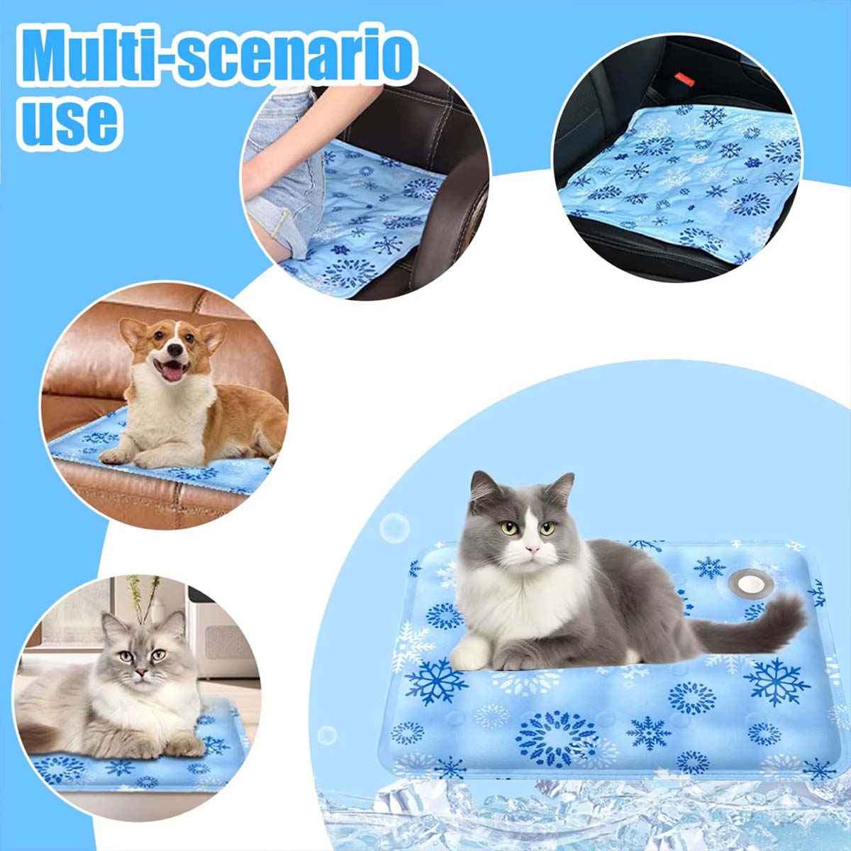 夏用ペットマット、ペットアイスマット、犬用マット、犬用ベッド - Pet Beds のレビューと価格