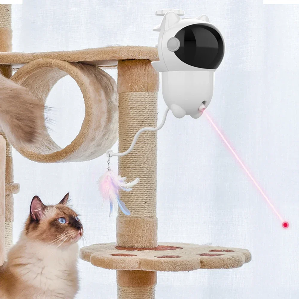 360度回転インタラクティブ猫用レーザーおもちゃ、ペット用レ - Laser Pointer Cat Toy Automatic のレビューと価格