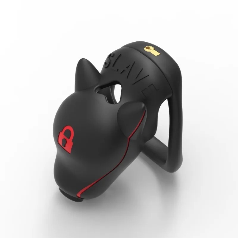 男性用貞操帯アップグレード版犬型貞操ロック、通気性軽量コック - Dog Toys のレビューと価格