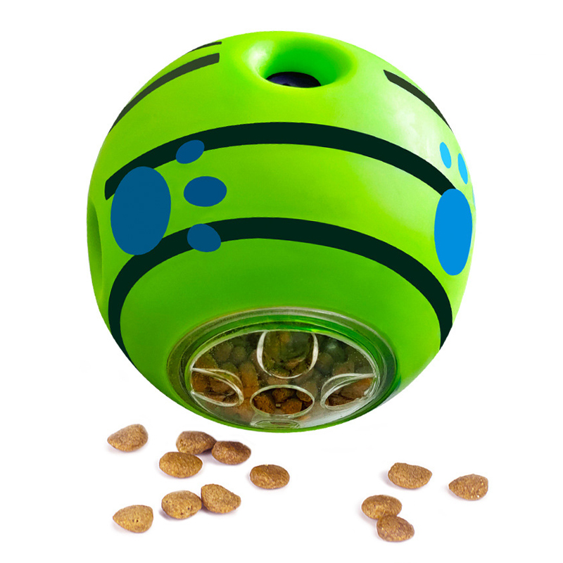 インタラクティブな犬用おやつボールおもちゃ、小型犬・中型犬用 - Rubber Treat Dispensing Dog Toy のレビューと価格