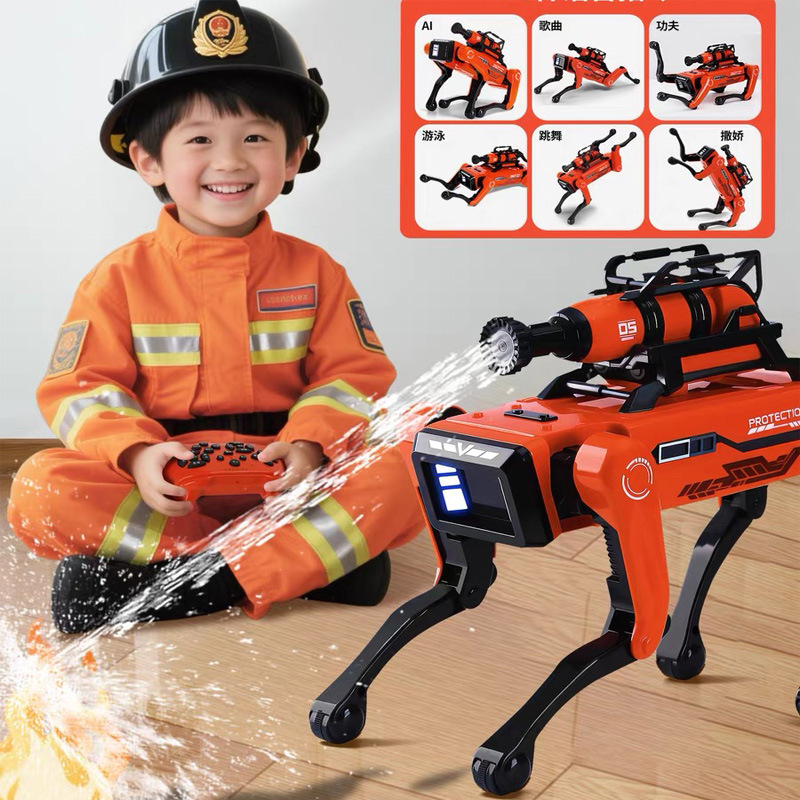 AIロボット犬 知能消防ロボット犬 AI電子ペット 音声イン - Dog Toys のレビューと価格