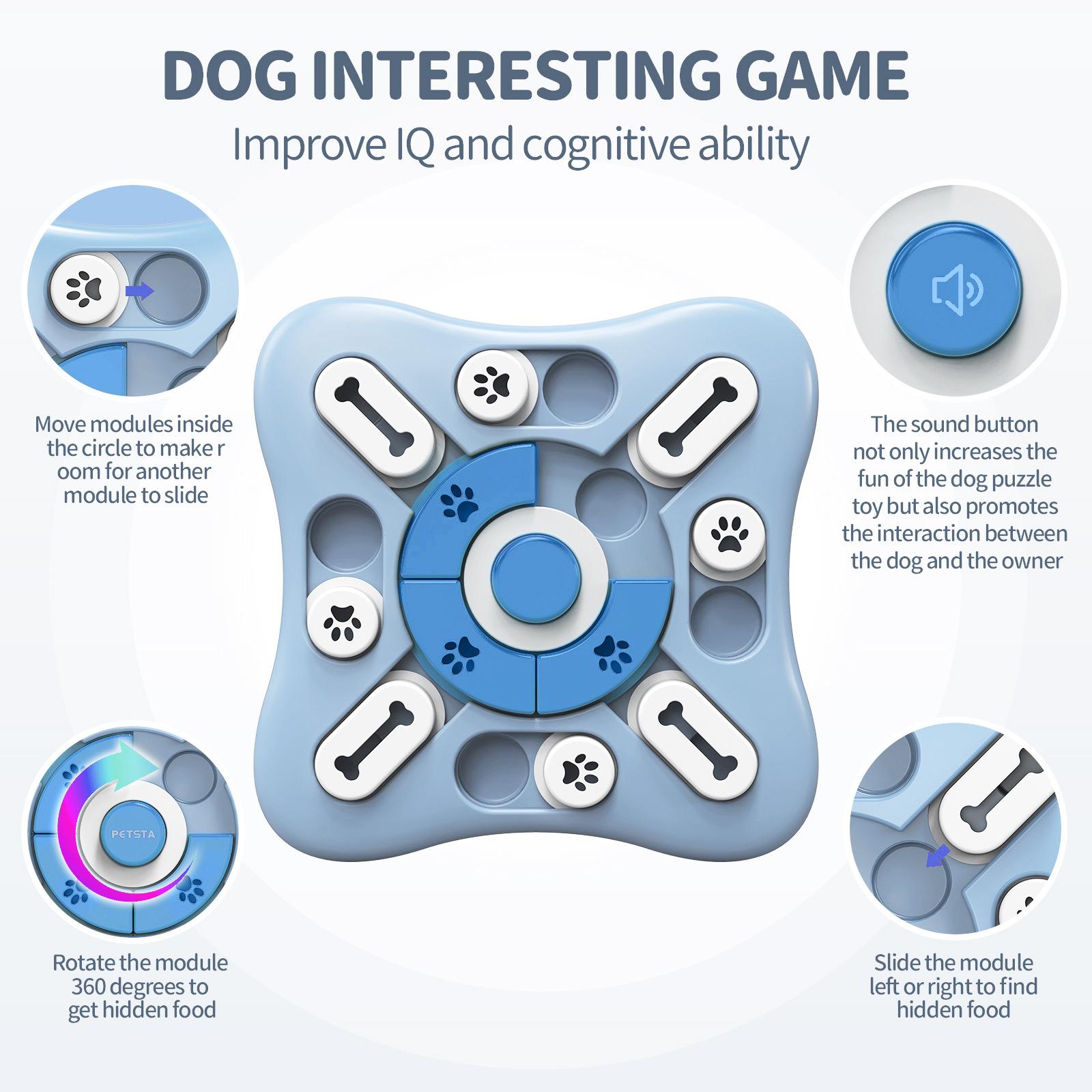 犬のおもちゃスローフィーダーインタラクティブ増加子犬 IQ  - Dog Puzzle Feeder Toy のレビューと価格